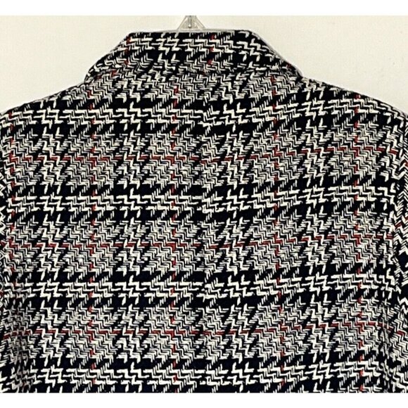 New ZARA Textured Tweed Double Breasted Checked Blazer Jacket - Spain - Picture 10 of 15